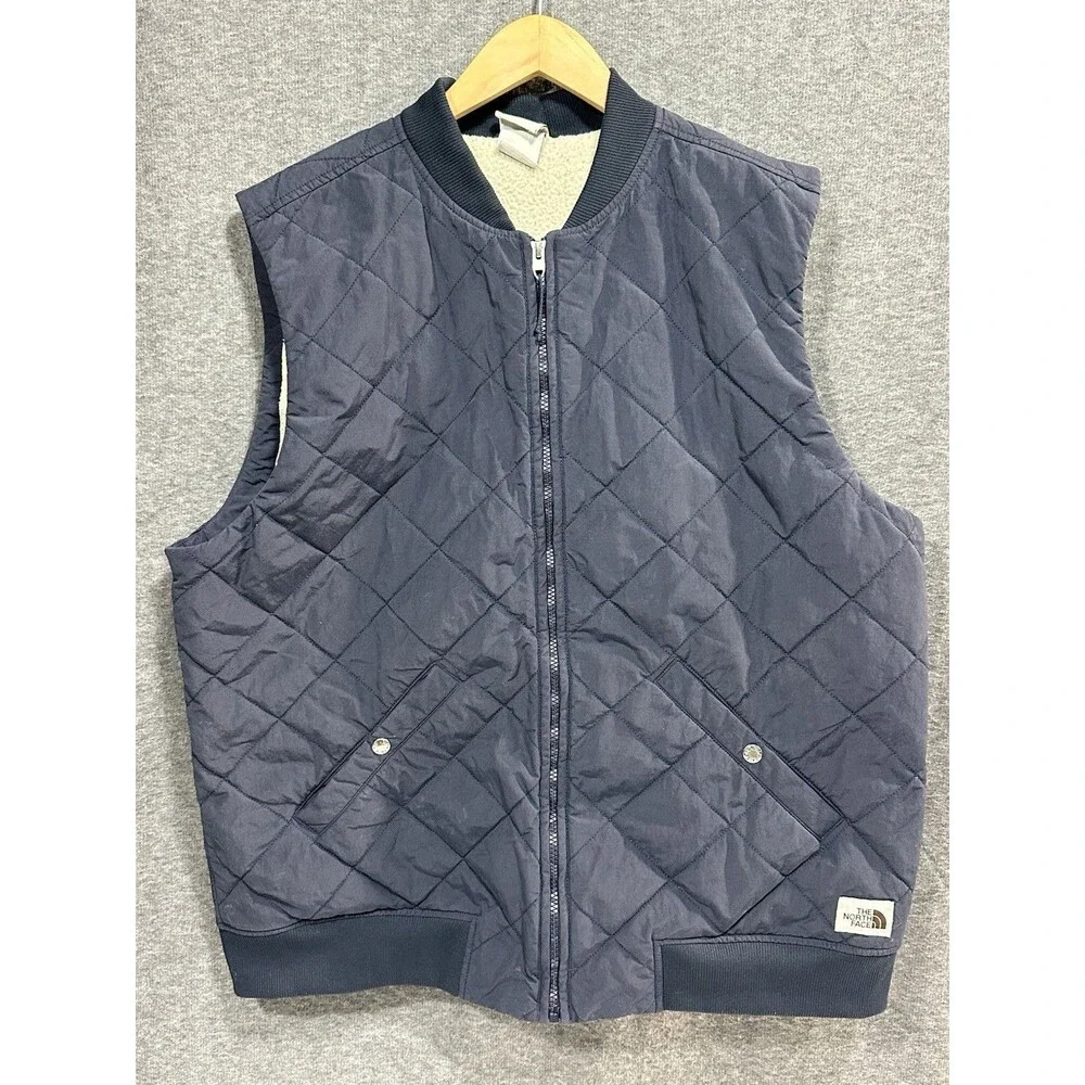 North Face Cuchillo Insulated Vest Mens XL Sherpa Lined